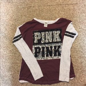 Pink Victoria’s Secret top